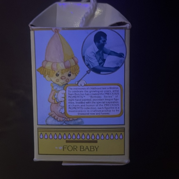 NWT “ for baby “ precious moments birthday series 1985 - Picture 8 of 8